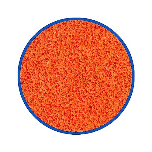 Orange Gummi 18 mm Schwamm, 280 x 140 mm rau, grob (D4684)