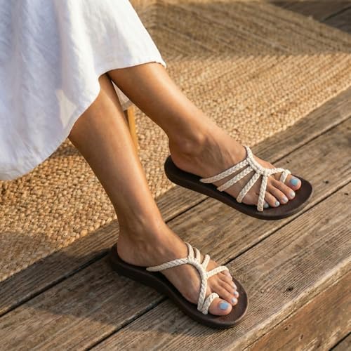 Image of Plaka Relief Flip Flops for Women with Arch Support | Comfy Sandals for Women | Perfect for the Beach, Long Walks or Poolside