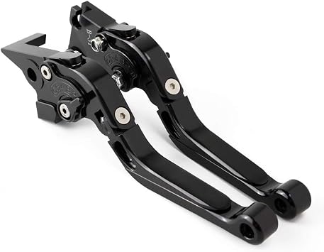 KAWASAKI NINJA 650R / ER-6F / ER-6N 2009-2016 Retractable Telescopic 6 Stage Adjustable CNC Aluminum Brake Lever & Clutch Lever Compatible Kawasaki V ERSYS 650cc 2009-2014 / NINJA 400R 2011