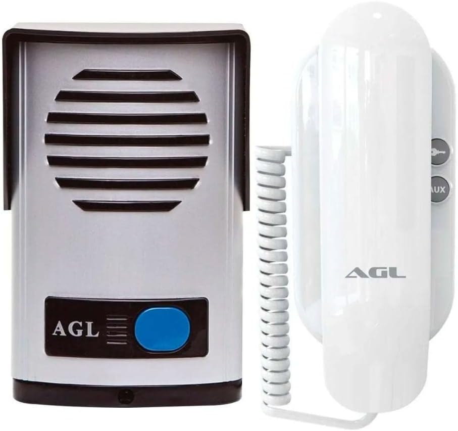 Kit Interfone Porteiro Eletrônico AGL P10 S – Alimentação Externa