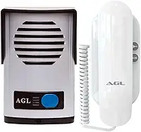 Kit Interfone Porteiro Eletrônico AGL P10 S - Alimentação Externa