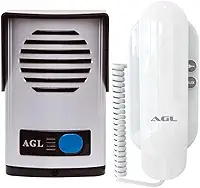 Kit Interfone Porteiro Eletrônico AGL P10 S - Alimentação Externa
