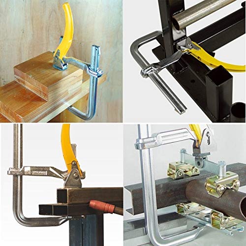 Serre Joint Outils Steel Heavy Duty Steel Rather Bar à la pince rapide Pour MFT Guide Système de rail Tourner à bois 300kg Pression de serrage Serre Joint Dormant (Size : 80x250mmx1pc)