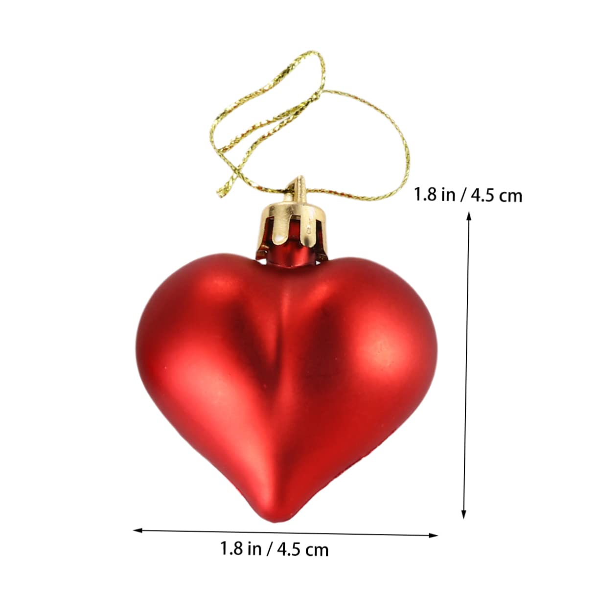 Amosfun 3 Juegos Adornos Colgantes Decoración Fiesta Amor Decoración Fiesta San Valentín Adorno De De Corazón De Colgante e De Boda Rojo 36 Uds * 3