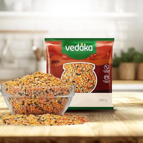 Image of Amazon Brand - Vedaka Premium Unpolished Mixed Dal, 500 g