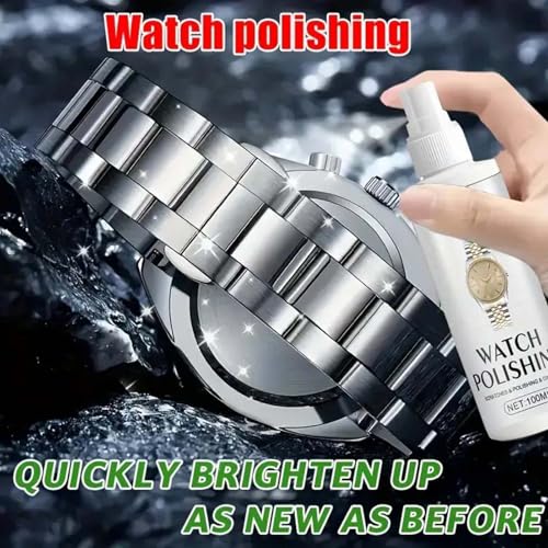 Njidher Limpiador de reloj de pulsera de metal, accesorios para el cuidado de la pulsera, espray de limpieza para collares, para profesionales, mujeres, hombres, hogar, taller, viajes, negocios - imagen 9