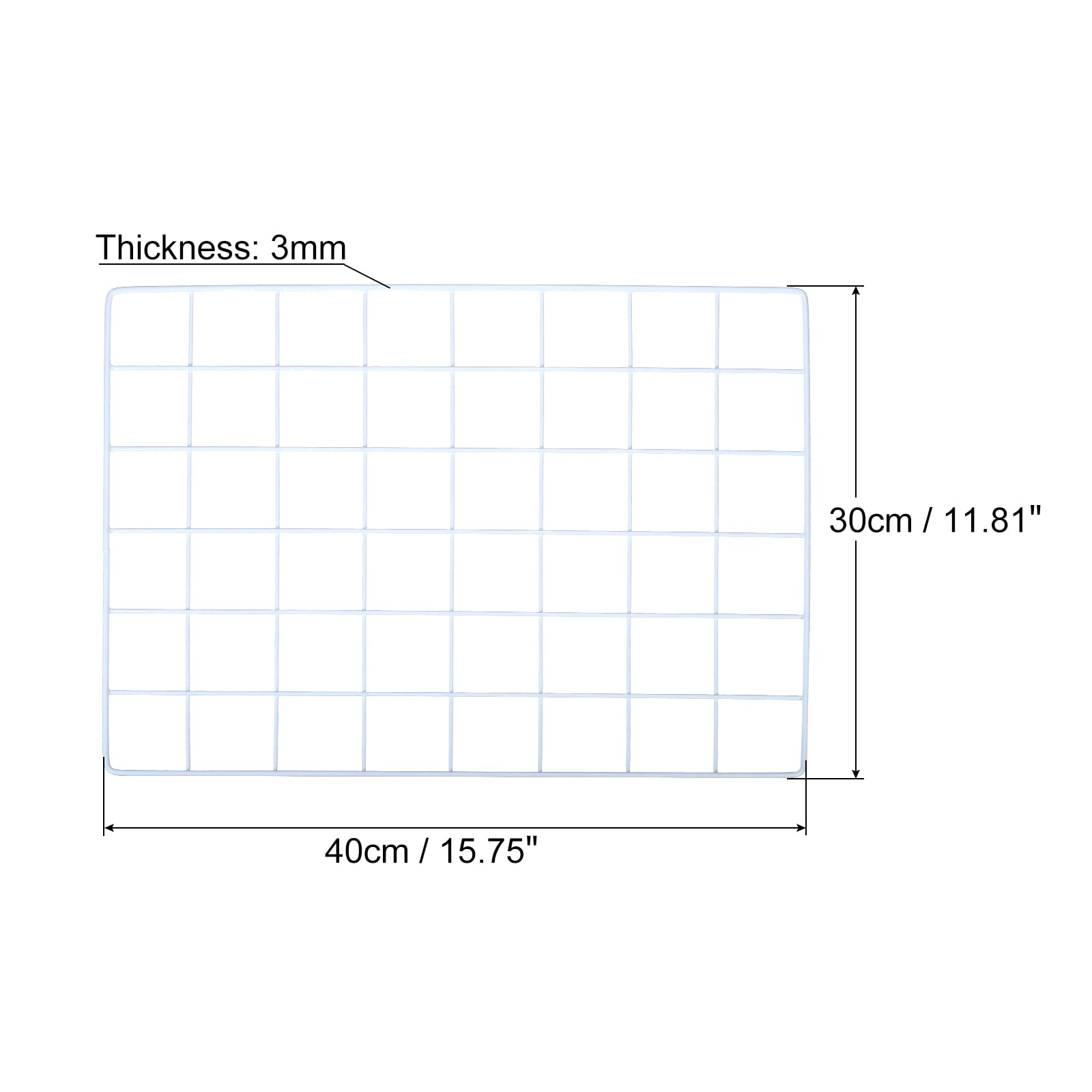 PATIKIL 16"x12" Wire Grid Panel - Image 2