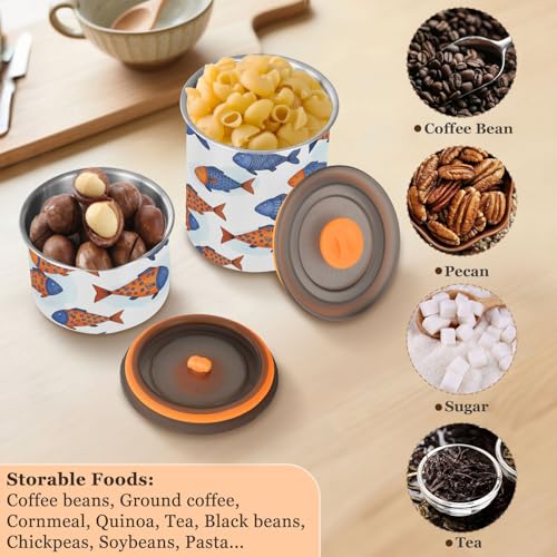 Contenedor de acero inoxidable DOMIKING con tapa hermética 900 ml miniatura 5