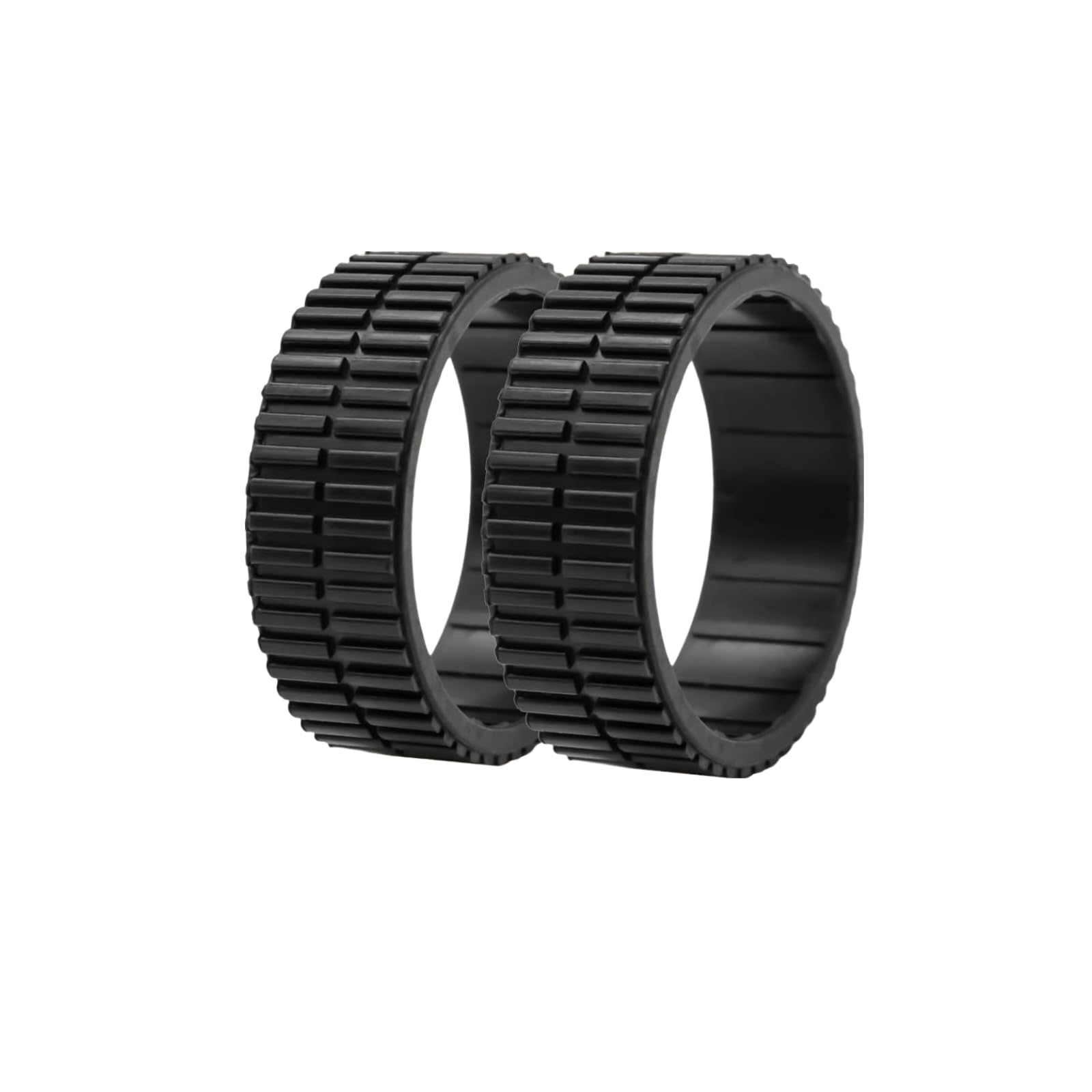 Bumooby 2PC Braava Tires Replacement Compatible with IRobot Braava Vacuum 380t/390t/320/321/375t/Mint Plus 5200/4200, Durable and Enhanced Traction Tires, Anti-Slip and Easy Assembly.