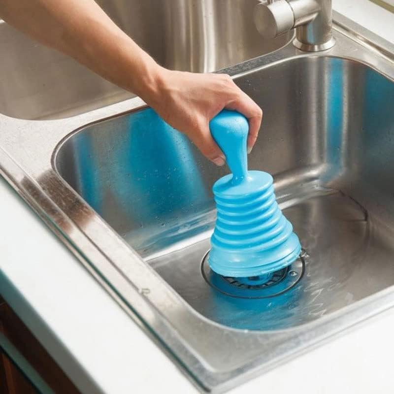 PRAMANTA Air High Pressure Drain Plunger Pump Drainage Block Remover Tool for Kitchen Sink Wash Basin, Drainage Pipe Cleaner Drain Clog Remover Opener Pump (1Pcs) (B0D5WM4LLP) Amazon Price History, Amazon Price Tracker