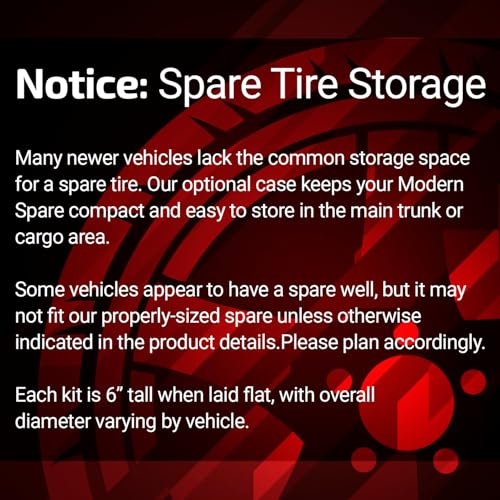 Modern Spare Compact Wheel and Tire Assembly