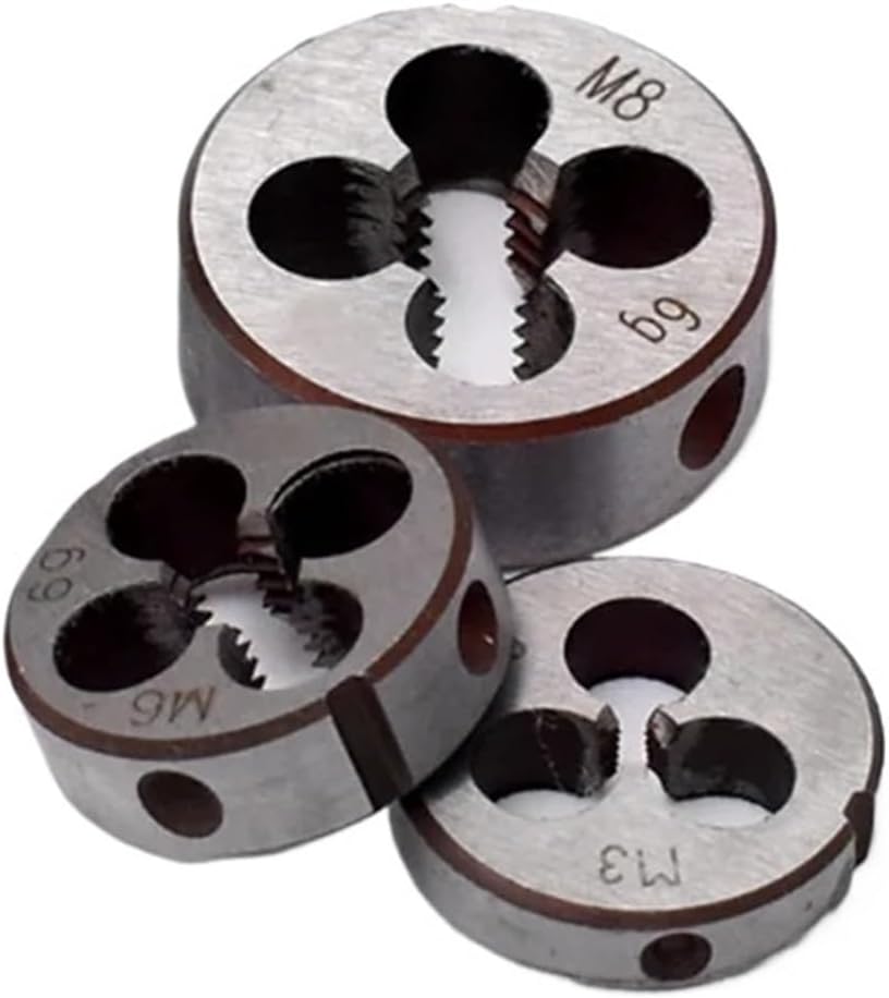 6542-HSS Round Threading Die - Trapezoidal Left Threading Tool for Metal and Plastic - Sizes TR 8 to TR 32-1PCS(Left Thread Tr20x3)