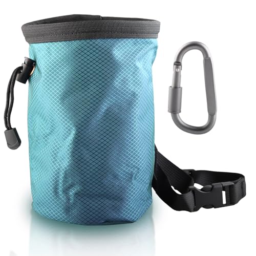 PlayRealm Bolsa de pó de magnésio para escalada ao ar livre, secagem rápida, impermeável, bolsa apertada, academia, levantamento de peso, levantamento terra, ioga, bolsa de armazenamento multiuso com