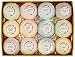 Bath Bombs 12PCS Gift Set, Pure Natural Essential Oil, Floating Fizzies, Rich Bubbles, Powerful Moisturize and No Greasy, Perfect Gift for Moms, Wives, Girlfriends and Kids