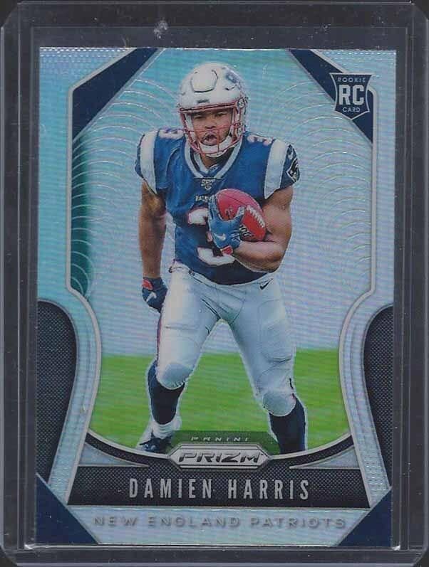 Damien Harris 2019 Panini Prizm Rookie Silver Prizms Sp Rc #324 - Football Cards