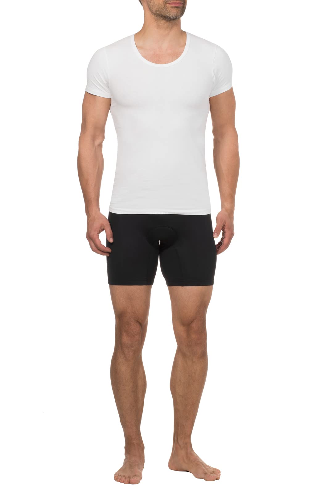 VAUDE Bike III - Pantaloncini interni/sotto-pantaloncini da uomo con fondello, per ciclismo