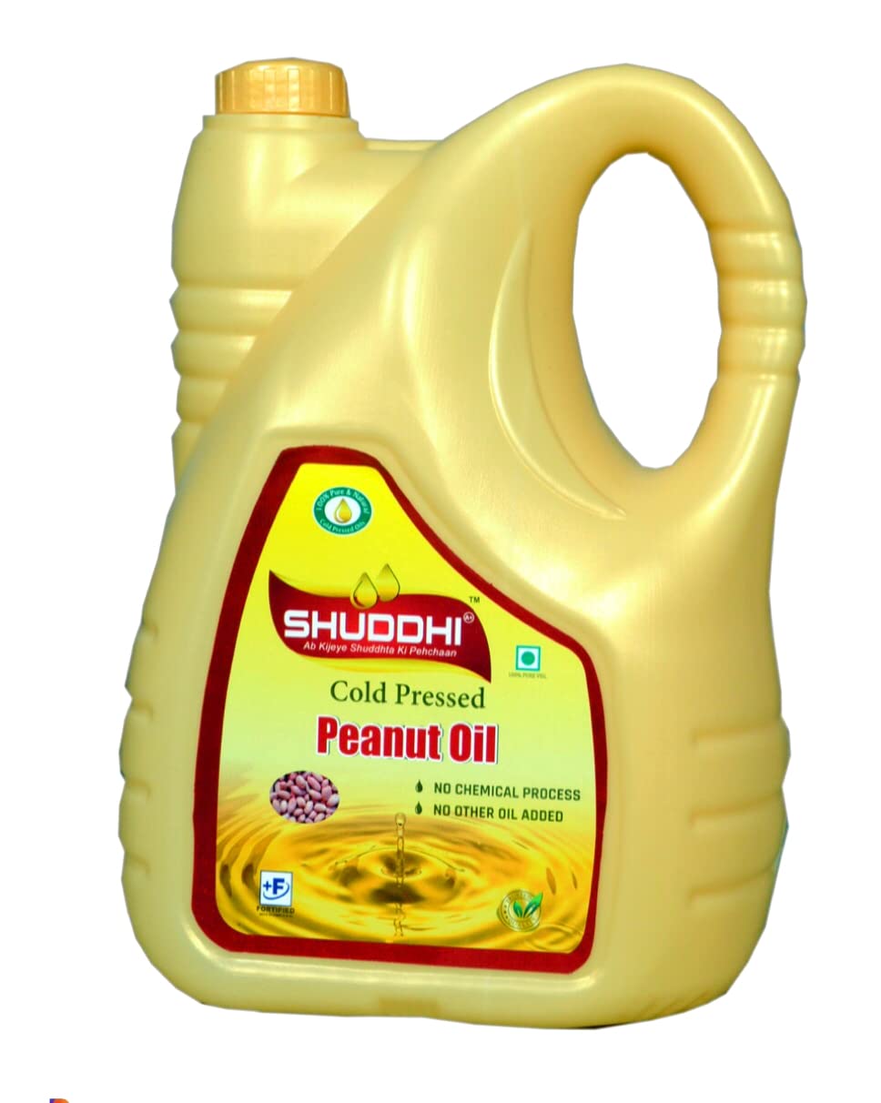 Shuddhi A+ Cold pressed(kachi ghaani) Groundnut(peanut) oil 5 liter can (B0BY5MXFTH) Amazon Price History, Amazon Price Tracker
