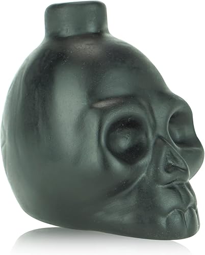 Silbato de calavera negra gritando "OW", silbato de muerte azteca, idea de regalo