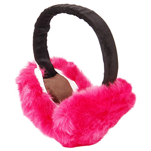 Image of FabSeasons Faux Fur Winter Outdoor Accessory Foldable Ear Muffs /Warmer for Girls & Women for protection from Cold, Ideal Head /Hair Accessory during winters