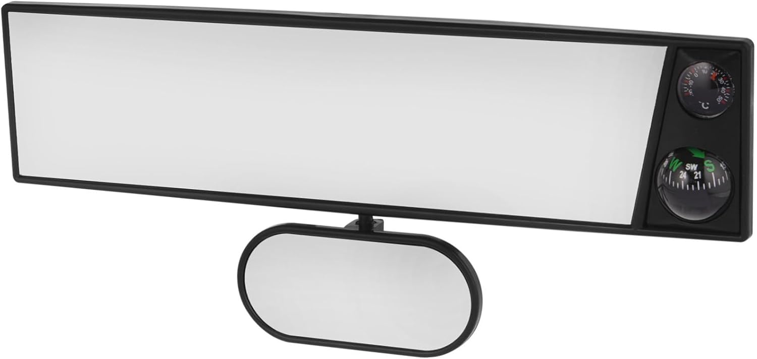 Gatuida 3pcs Car Interior Rearview Mirror Clip Mirror for Enhanced Driving Safety Compatible Car Models Easy Installation Guide