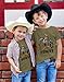 SANIXJOO Toddler Baby Boy Rodeo Western Graphic Letter Short Sleeve T-Shirt Kids Funny Cowboy Howdy Shirt Summer Tee Top(Olive Green,2-3T)