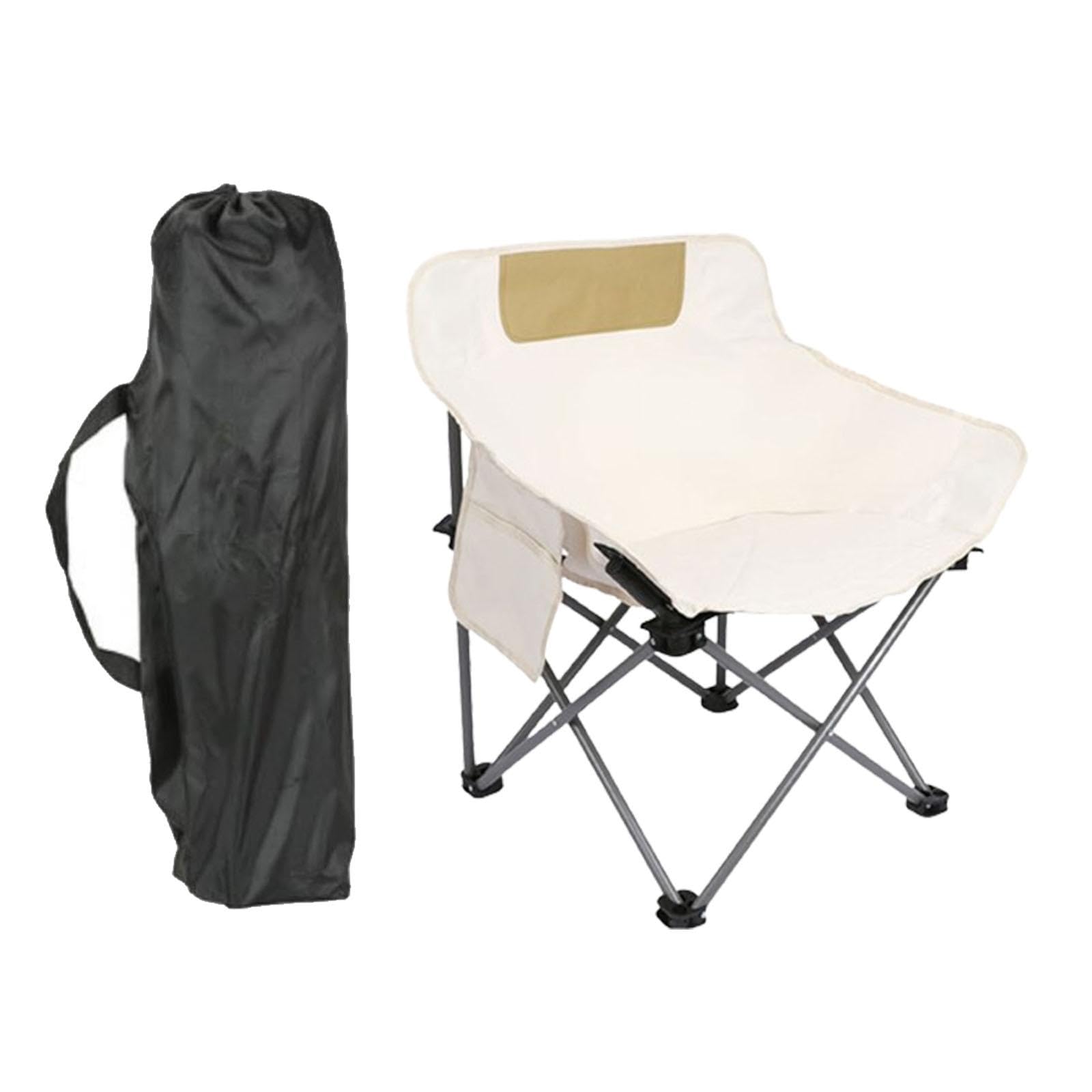 Chaise de jardin pliable pour camping et week-ends de pêche au bord de l'eau