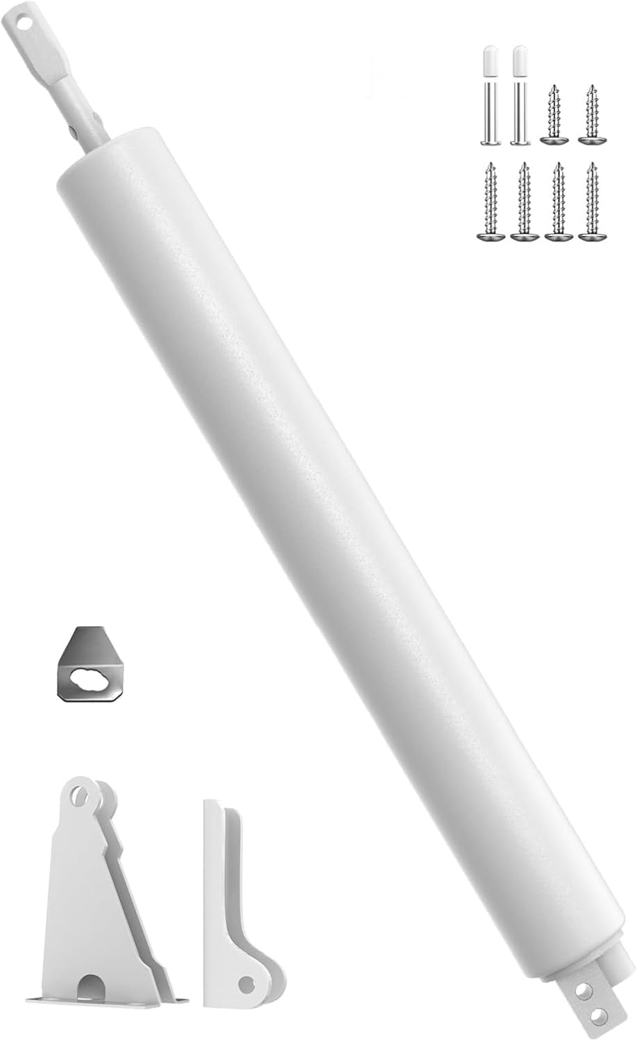 ‎Luleyjor Storm Door Closer,White,Heavy Duty Door Closure with Hold Open Feature & Smooth Closing Motion – for Storm, Screen Doors