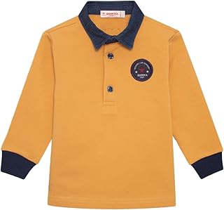 كيوككا تيشرت بولو باكمام طويلة للاولاد