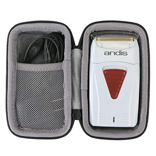 co2crea Hard Travel Case Replacement for Andis 17150 Profoil Lithium Foil Shaver (Black Case -Smaller)