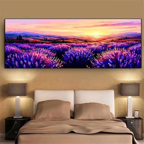 Peinture diamant fleur paysage kit complet 70x140cm L515