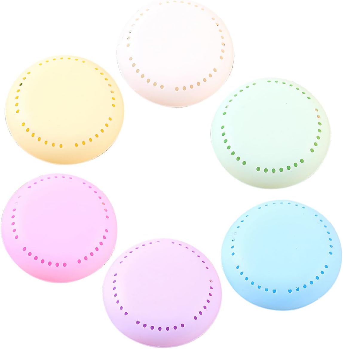 6pcs Sticky Air Freshener Box Solid Scented Beads Odor Removing Case for Bedroom, Bathroom, Car and Wardrobe, Home Deodorant Container Aroma Random Style