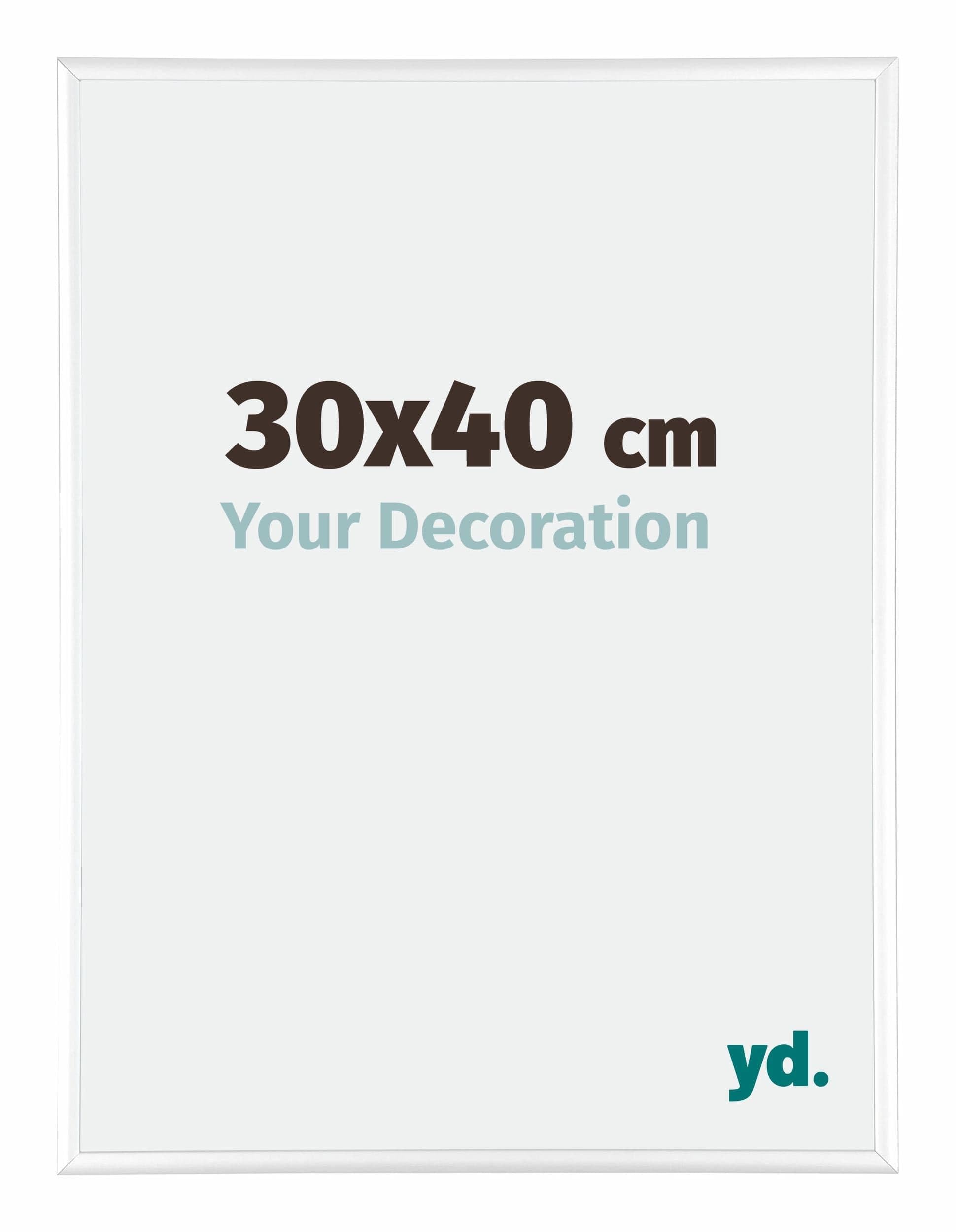 Your Decoration - Puzzle frame 30x40 - White High Gloss - Puzzle frame 500-1000 Pieces - Aluminium Photoframe - Kent