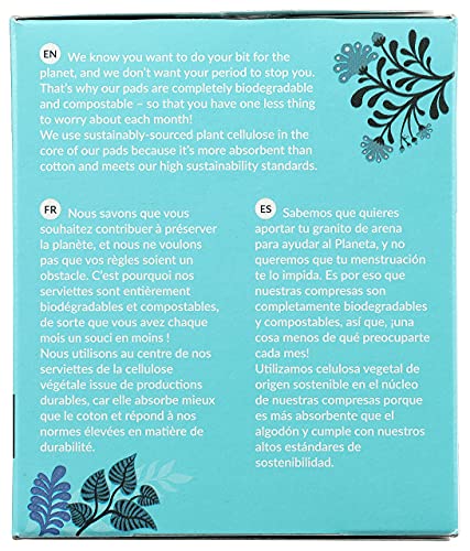 Natracare Slim Fitting Ultra Pads With Wings, Regular, Made With Certified Organic Cotton, Ecologically Certified Cellulose Pulp And Plant Starch (1 Pack, 14 Pads Total)… #TOP4