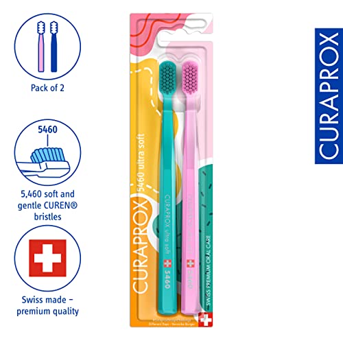 Curaprox Cs 5460 Ultra-Soft Toothbrush, Different Days Special Edition, Pack Of 2 #TOP1