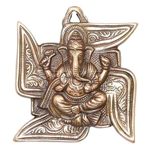 Apka Mart The Online ShopApka Mart The Online Shop Swastik Ganesha Wall Hanging 7 Inches
