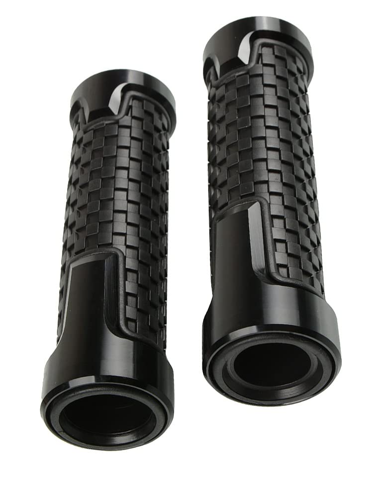 Motorrad lenkergriffe Für Ninja 650R ER6F ER6N ZZR1200 ER5 GPZ500 EX500CNC Aluminium 7/8 "Motorradgriff Griffleiste Moto Lenkergriffe gasgriffhilfe gasgriff