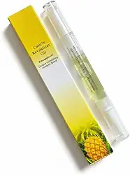 Óleo Revitalizante para Cutículas em Caneta com Aroma de Abacaxi, Fórmula Nutritiva com Vitaminas, Cálcio e Pantenol, Aplicador Preciso