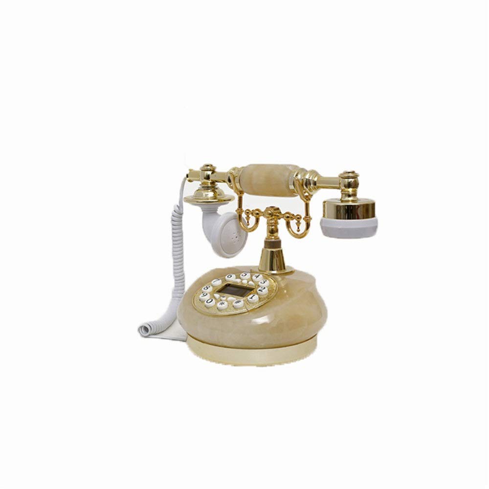 Telefon stacjonarny do domu, antyczny telefon, europejskie telefony z tarczą obrotową, telefon stacjonarny retro, telefon stacjonarny na biurko, telefon przewodowy do domu i wystroju, białe kreatywne