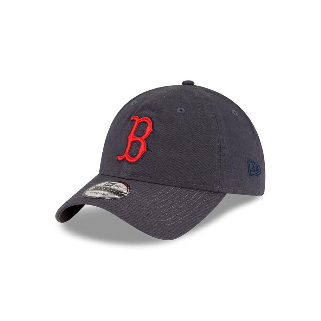 New Era Boston Red Sox MLB Core Classic Grigio 9Twenty Berretto Regolabile