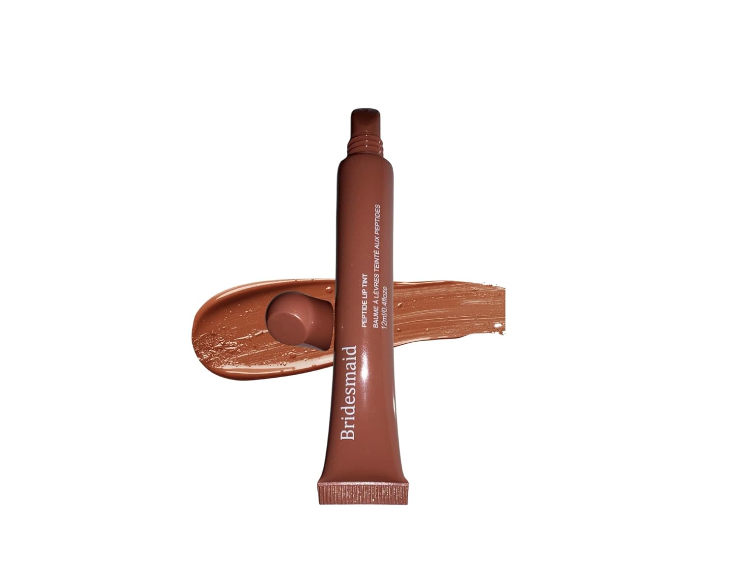 Peptide Lip Tint Collection, Bride, Bridesmaid, Maid of Honor, and Mama, and Auntie Shades12ml/0.4oz (Brown (4pack))