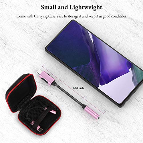 Usb-C To 3.5Mm Adapter For Samsung S22 S21 Ultra S20 Fe S23 Ultra,Usb C To Headphone Jack Adapter Aux Audio Dongle Cable Cord For Galaxy S22 Ultra S20+ Note 20 Ultra 10+ Pixel 6 7 5 Ipad Pro Oneplus 9 #TOP4