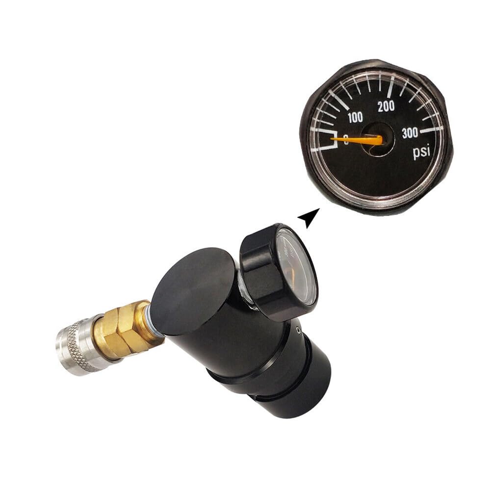 Regolatore a sfera per vernice, regolatore HPA MR GEN2 W Foster accoppiatore e tubo remoto compatibile con serbatoi standard HPA e SLP