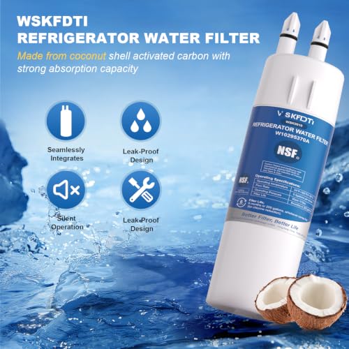 Image of W10295370A Filter 1 Water Filter Replacement, Compatible with WRS588FIHZ04 WRS321SDHZ13 WRS315SDHM13 WRS325SDHZ WRS315SDHZ08 WRS325SDHZ13 WRS321SDHZ08 WRSF5536RZ00 WRS588FIHZ00 WRS571CIHZ01