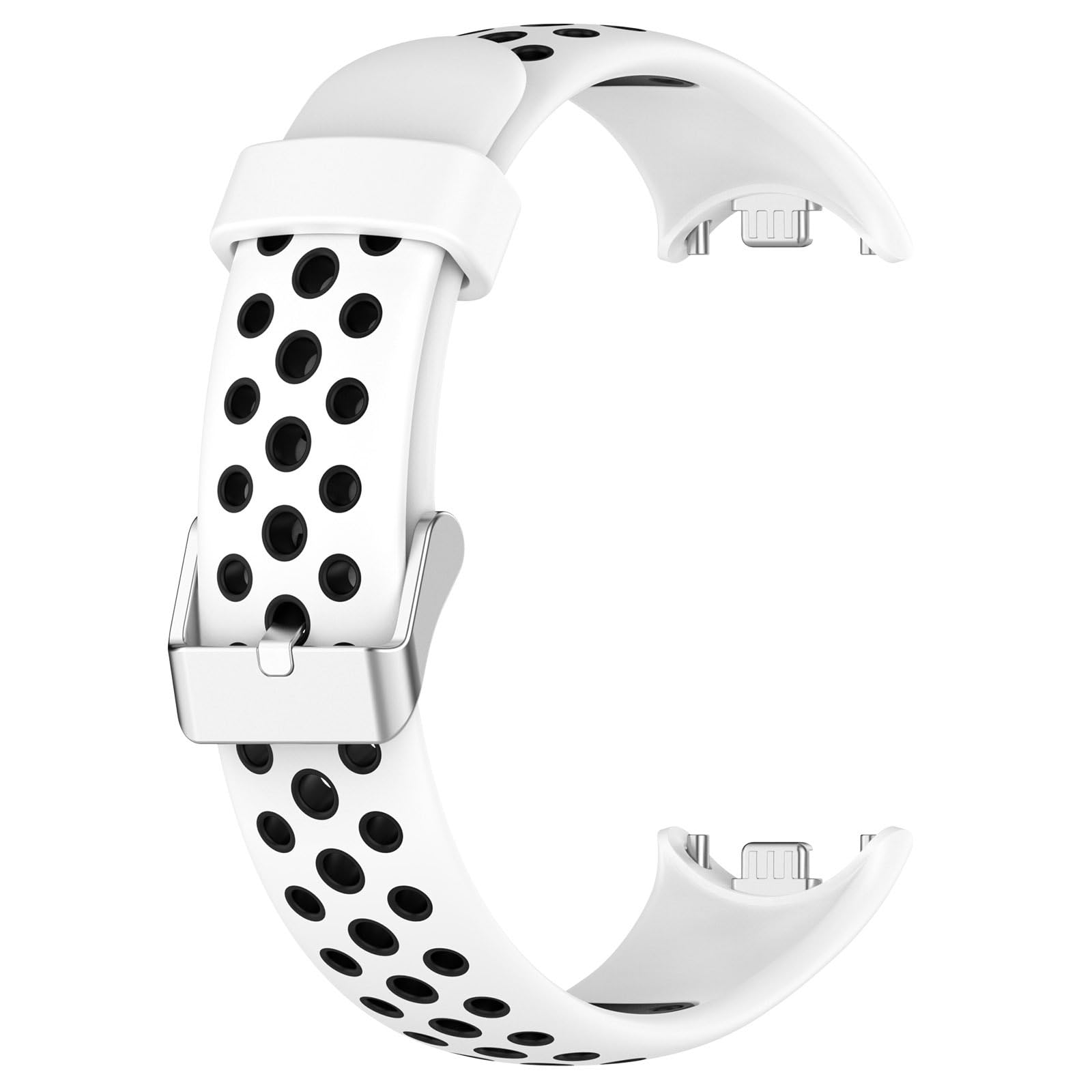 Dla Xiaomi Band 9 8 silikonowy pasek do zegarka dwukolorowy oddychający inteligentny pasek do zegarka bransoletka zastępcza do Xiaomi MiBand 8/9 pasek