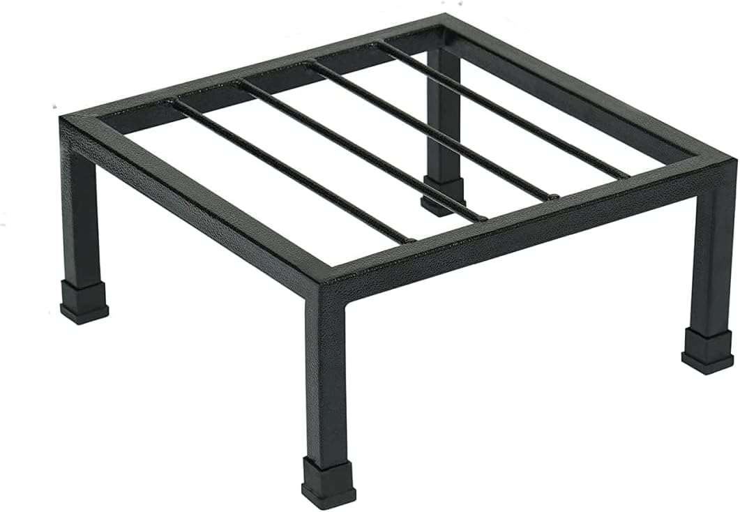 NAYRA Metal Planters Square Shape Thick and Strong Leg |Black Stand Stylish Gamla Planters Perfect Stand For Planter indoor and Outdoor (25 CM Stand)(SET OF 1)