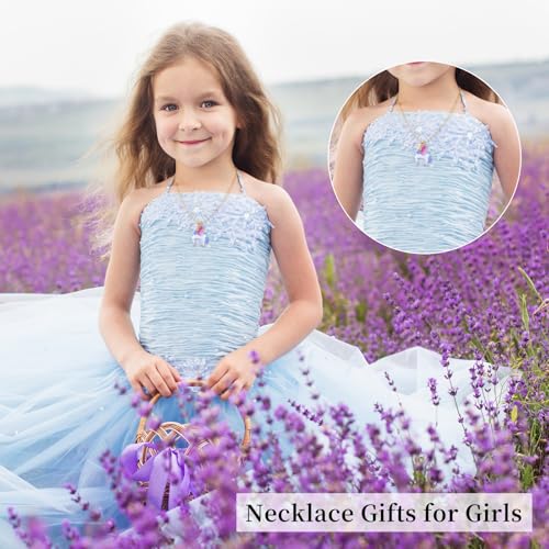 Unicorn Necklace Gift for Girls Daughter Handmade Enamel Rainbow Pegasus Pendant Unicorn Necklace for Girl ​Teens Little Girl Jewelry Birthday Gift Christmas Gifts3