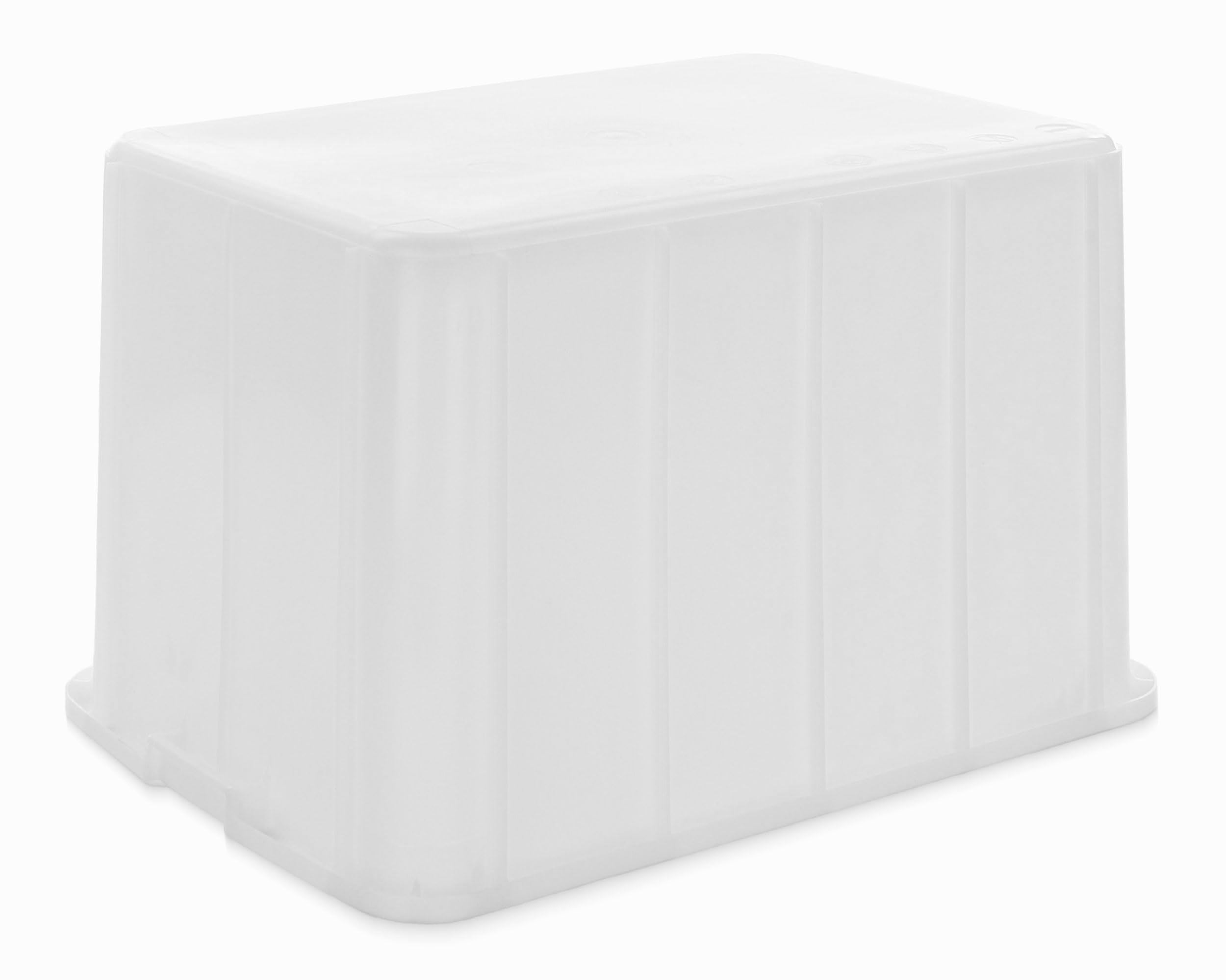 Allzweckbehälter Natur 96 Liter | Maße: 668x452x412 mm | Kunststoffbox zur Aufbewahrung | lebensmittelechte Aufbewahrungskiste | Hygienebehälter aus HDPE | Universalbehälter für viele Anwendungen