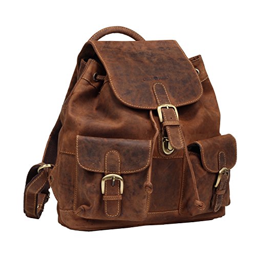 Greenburry Vintage Rucksack Leder Tasche braun |...