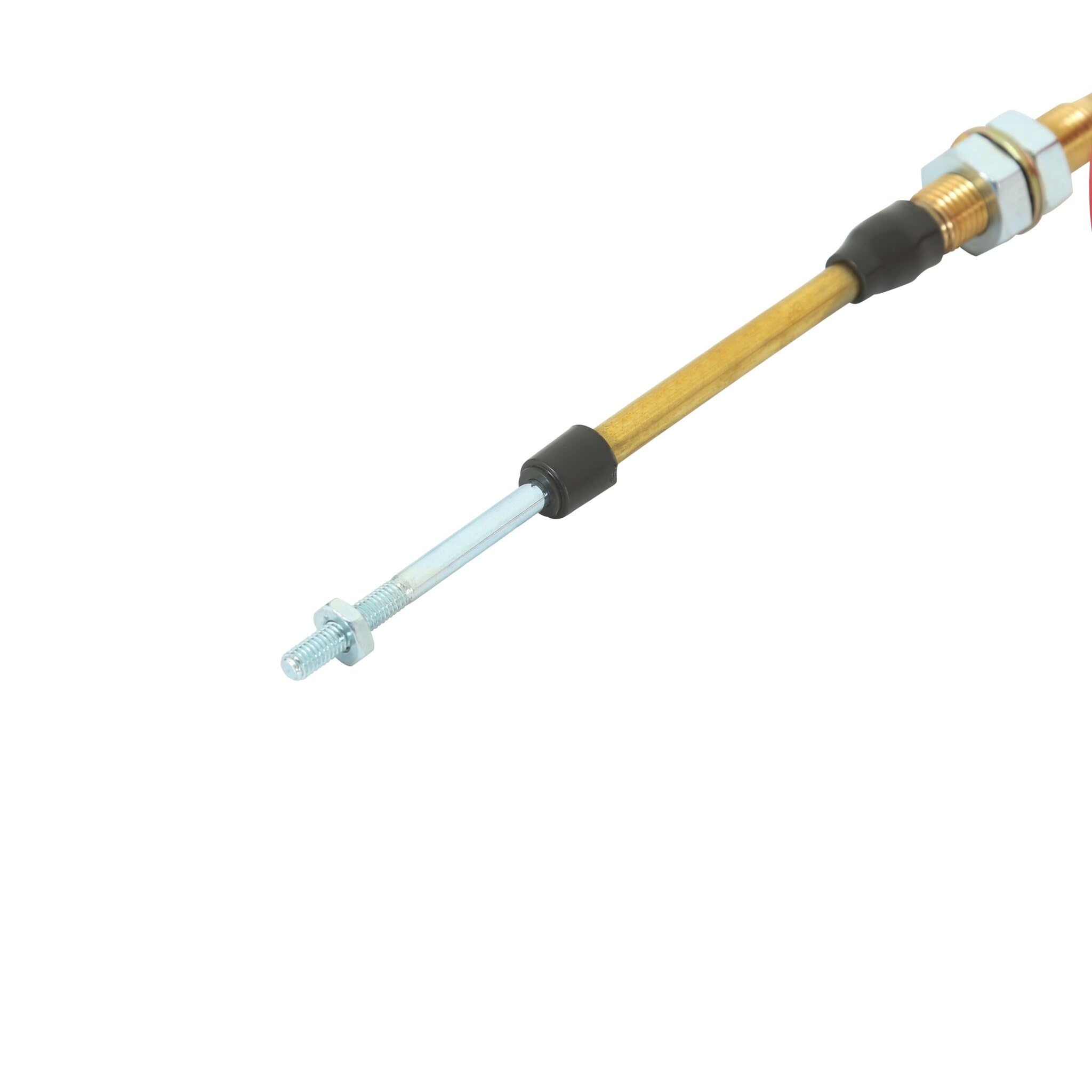 B&M 80605 Câble de levier de vitesse de 1,5 m de long, rouge