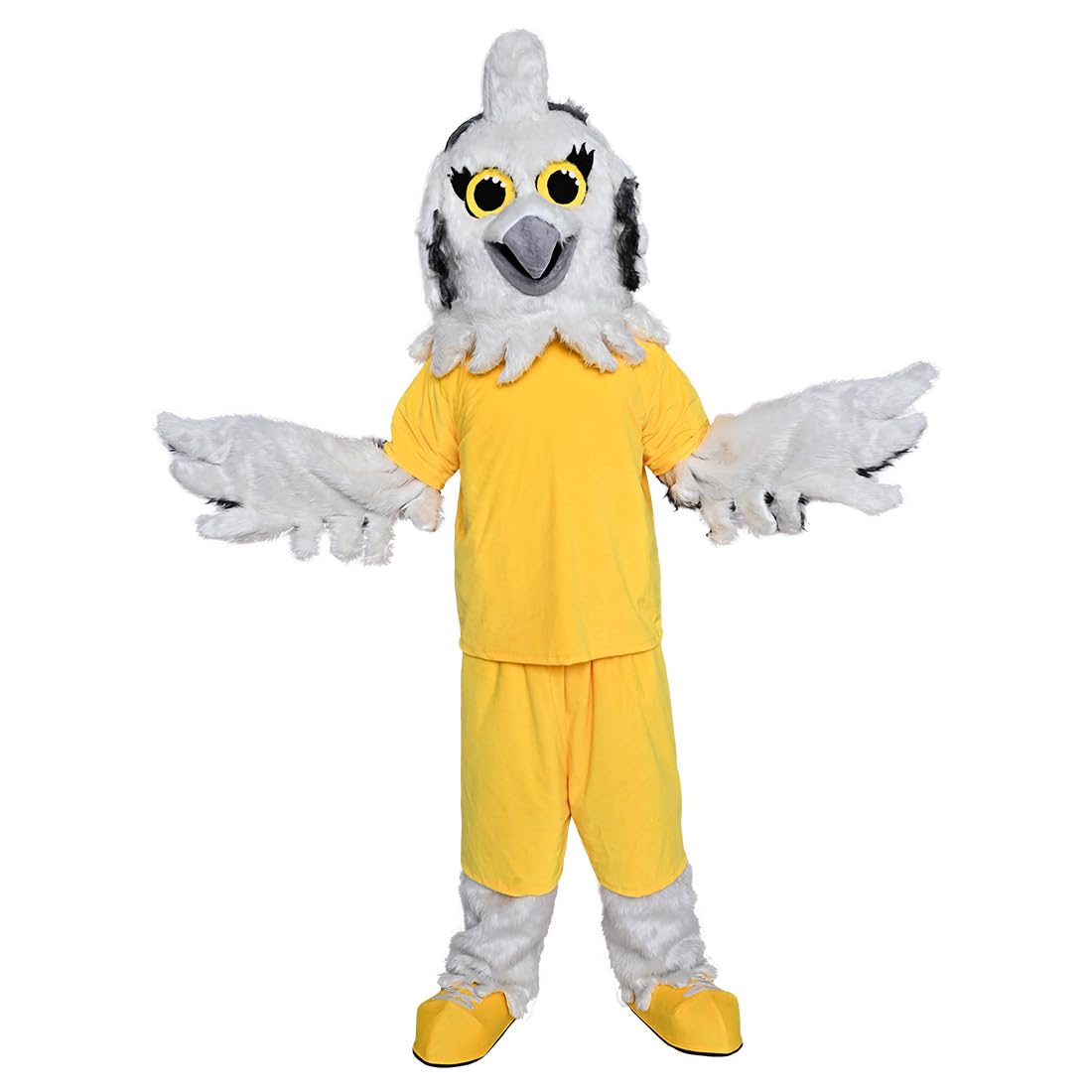Yellow Eagle Mascot Costume Fancy Dress Cartoon Outfit
